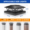 APONUO Solar Post Cap Lights 12 Pack - 4x4 5x5