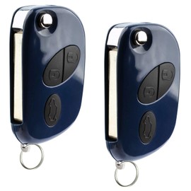 2x Keyless Option Remote Flip Key Fob 3btn for Maserati GranTurismo Quattroporte (RX2TRF937)