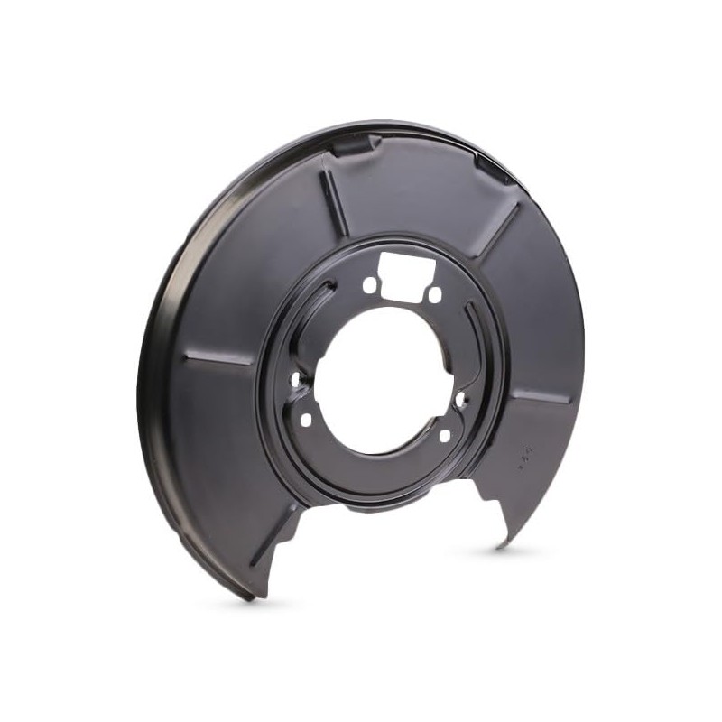 RIDEX 1330S0017 Anchor Plate Rear Left 308/91 mm Sheet Steel