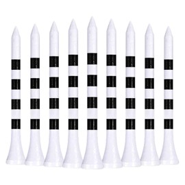 LIKOSO Wooden Golf Tees 2 3/4 inch Pack of 100 70mm White