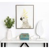 Kate and Laurel Sylvie White and Yellow Cockatoo Animal Print