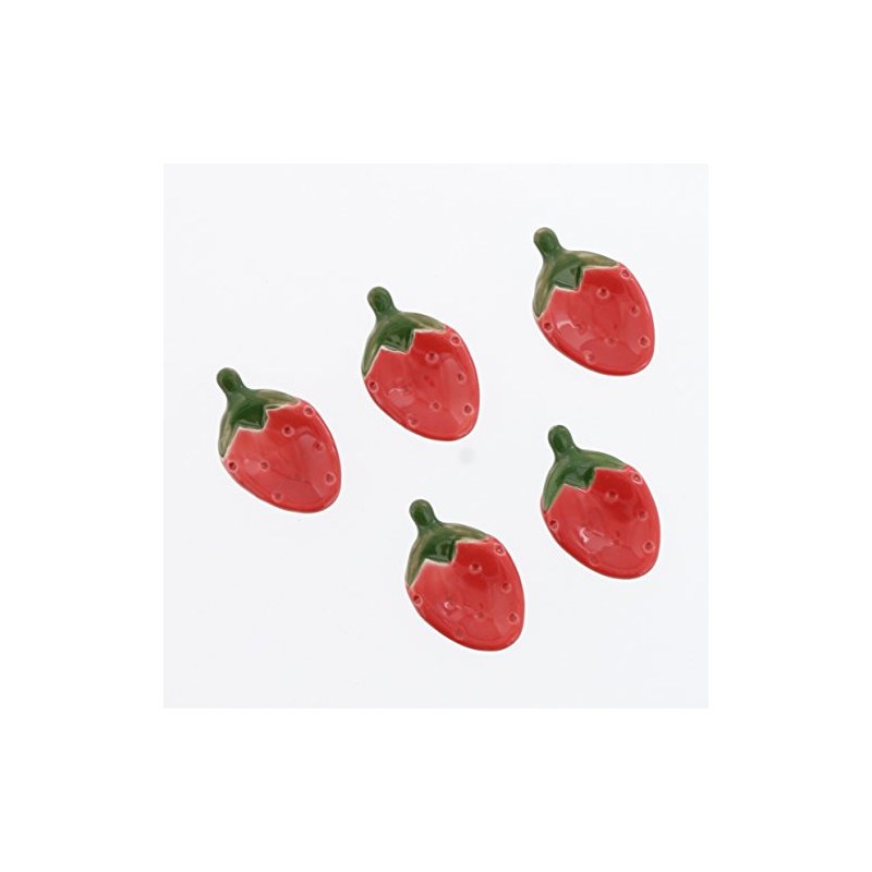 te-buruuxeai-suto Strawberry Chopstick Rest Set of 5 katorari-resuto supu-nresuto Dinnerware