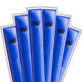 Sunwuk Heavy-Duty Pool Water Bags, 0.7mm Thickness, 6 Pack, 10Ft Pool Cover Weights