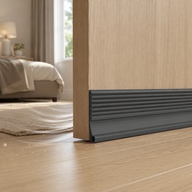 Door Bottom Seal Strip for Draft Blocking – 1M Self-Adhesive Weatherproof Barrier for Home Doors 