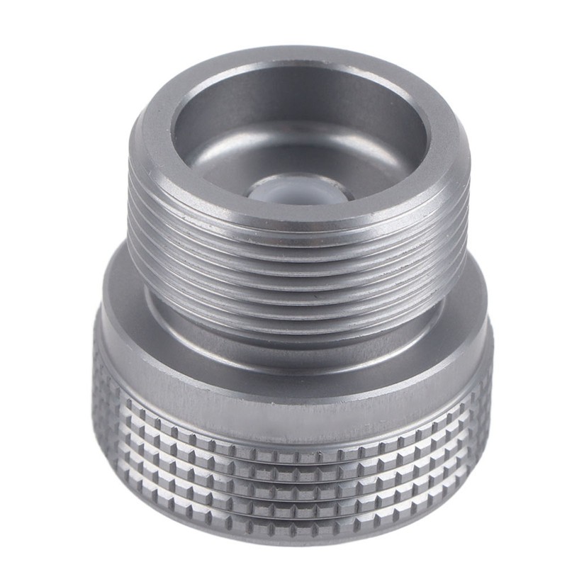 Camping Gas Canister Adapter Convertor Valve Flat Canister to 1L