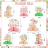 Cheereveal Pink Storybook 1st Birthday Party Decorations, 8pcs First Chapter