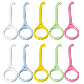 10pcs Orthodontic Care with The Premium Aligner Removal Tool - White, Deep Pink, Green, Blue, Yellow (2pcs Each) for Aligner Removal Tool & Dental Tools