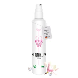 HEALTHY.LIFE VIENNA Revital Regain Mask 200 ml with Keratin & Magnolia - Hair Mask for Highlighted, Dyed, Wavy Hair - Gives Shine - Hair Care Mask, Hair Treatment - Hair Care for Men and Women