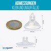 DIYexpert 100 x Suction Cups for Fairy Lights, Made in