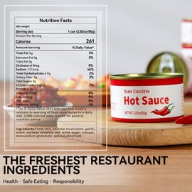 Instant Mushroom Sauce, Chili Paste， Chopped colorful pepper sauce 80g/can, Picked red & green peppers, Dipping sauce, Delicious mushrooms 辣椒酱 (Chili Flavor,3 cans)