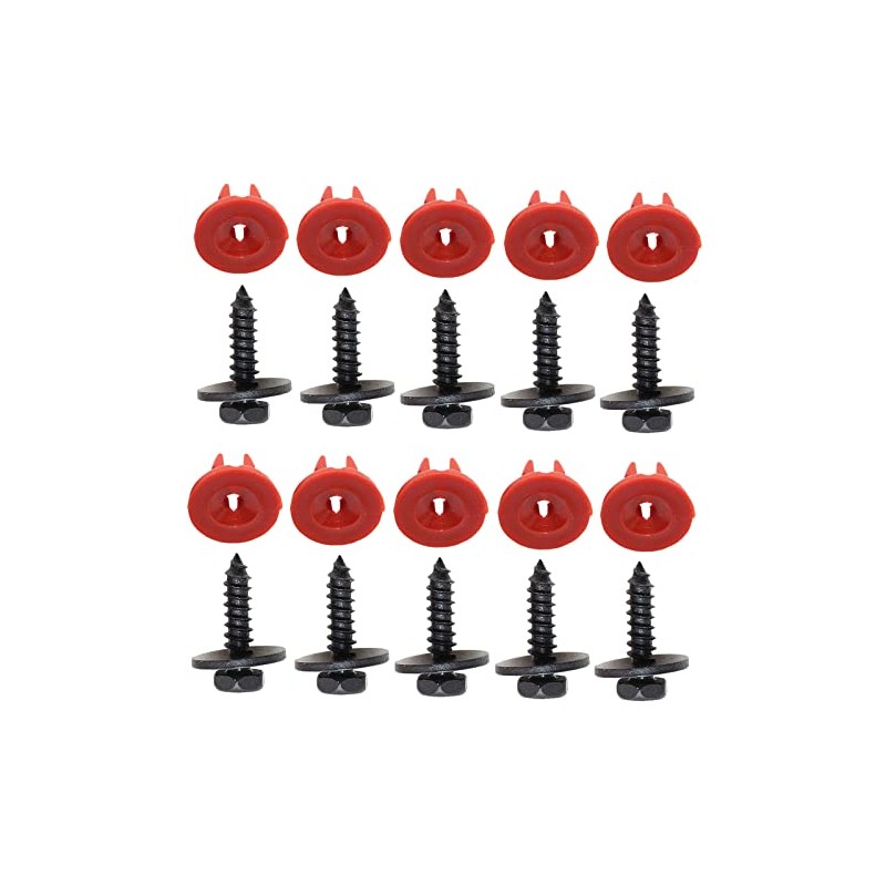 20x Bottom Shield Fasteners Engine Undertray Cover Clips Compatible with