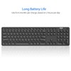 Arteck 2.4G Wireless Keyboard Ultra Slim Full Size Keyboard with