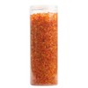 ZenQ Crushed Glass for Crafts, Resin Art. Orange Red, 1.5