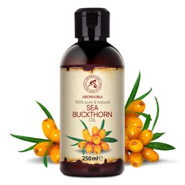 Sanddornöl 250ml - Hippophae Rhamnoides - Kaltgepresst - Sanddorn Öl - Sea Buckthorn Oil - Rein & Natürlich - Trägeröl - Pflegeöl - Body Öl - für Hautpflege - Gesicht - Körperpflege