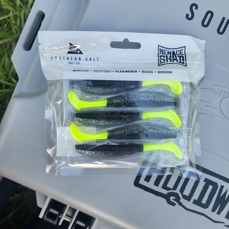 Menace Shad - Southern Salt Bait Co. - Soft plastic