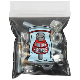 Dimebag Hardware Skateboard Mounting Nuts and Bolts 1" Phillips - Skateboard Truck Hardware - Lots of Colors (Gold)