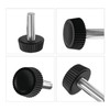 Leliafleury M6*25 Knurled Thumb Screws 30Pcs Knurled Clamping Knobs Male