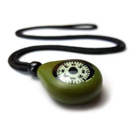 CMP-20 Compass Necklace. Rugged and reliable navigation aid with precision luminous dial. UK-made.