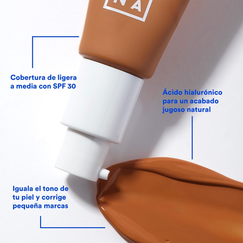 3INA MAKEUP - The Tinted Moisturiser SPF30 665 - Warm