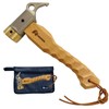 FOREST HOME Short Peg Hammer, Brass Head, Chestnut Processing Handle,