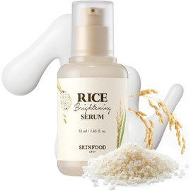 "SKIN FOOD since 1957 "Suero diario de arroz SKINFOOD, esencia facial coreana para el cuidado de la piel para una piel radiante, leche de agua de arroz natural fermentada para el rostro, minimiza lo