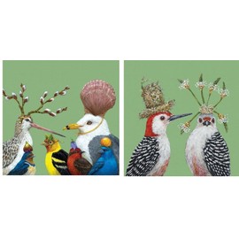 Vicki Sawyer Juego de servilletas de cóctel | diseños de primera cita y fiesta de Sully's | 40 unidades