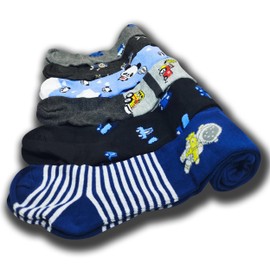 MRCC 12777 Pack of 6 Boys' Children's Knitted Tights Fine Knitted Cotton, Pack of 6 Model 4