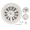 9.8in LED Ceiling Fan Light Quiet 3 Gears Ceiling Fan