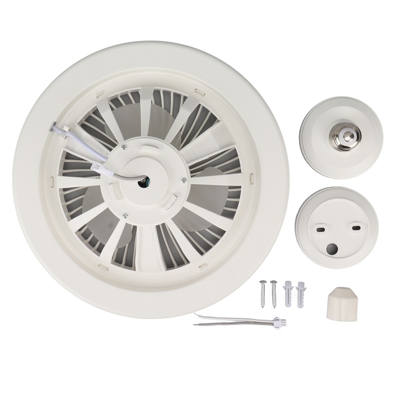 9.8in LED Ceiling Fan Light Quiet 3 Gears Ceiling Fan