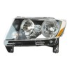 Left Headlight Assembly Halogen Drivers Side Compatible with 2013-2017 Jeep