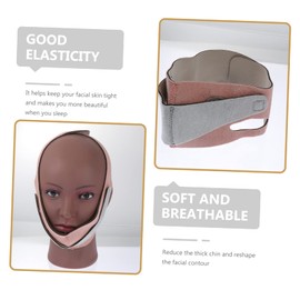 Minkissy 1pc Face-lifting Belt for Double Chin Reduction Reusable Facial Slimming Tool Comfortable Skin-friendly Material for All Skin Types for Daily Use