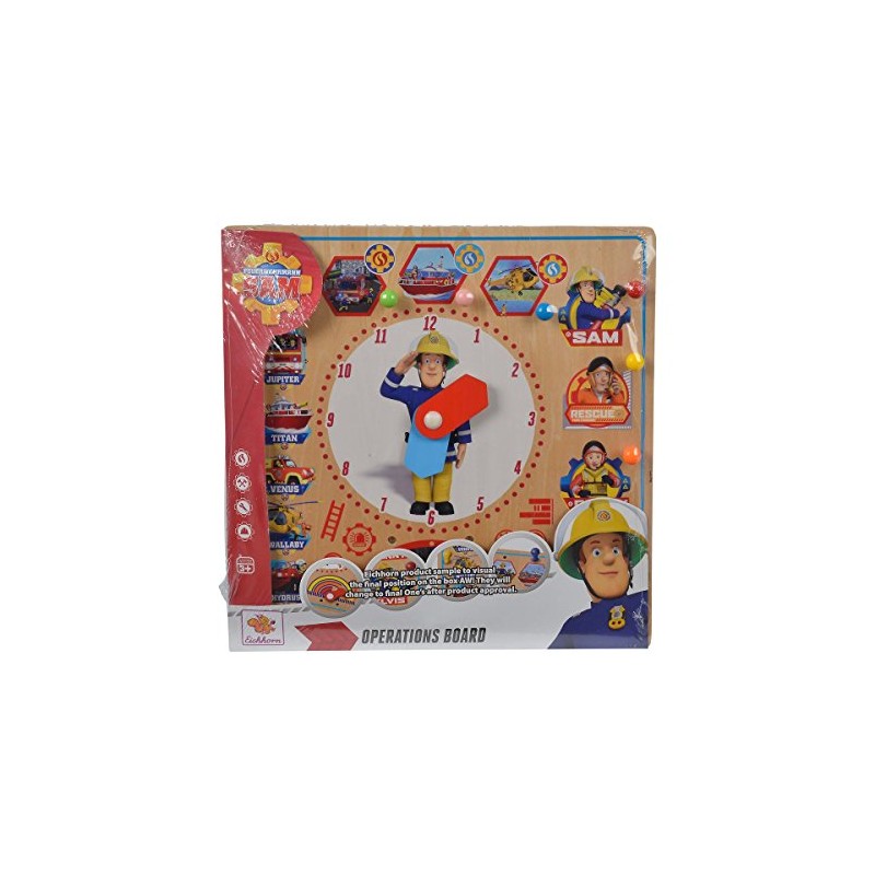 Eichhorn 109255601 Fireman Sam Deployment Panel with Various Possibilities 30