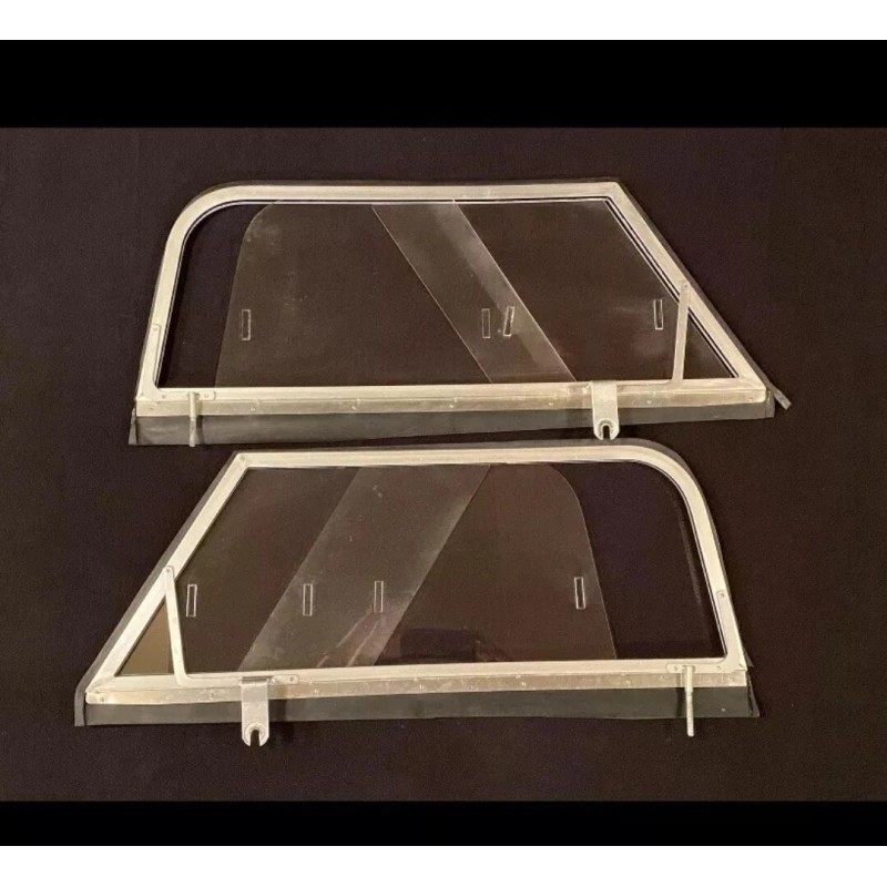 DAXCNC MGA SIDE CURTAIN SLIDING WINDOWS SET 1956-1962 CLEAR 10