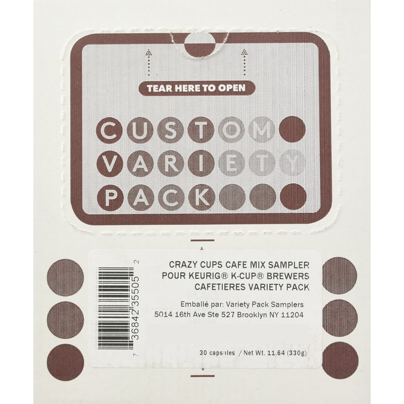 Coffee Variety Sampler Pack for Keurig K-Cup Brewers, 30 Count