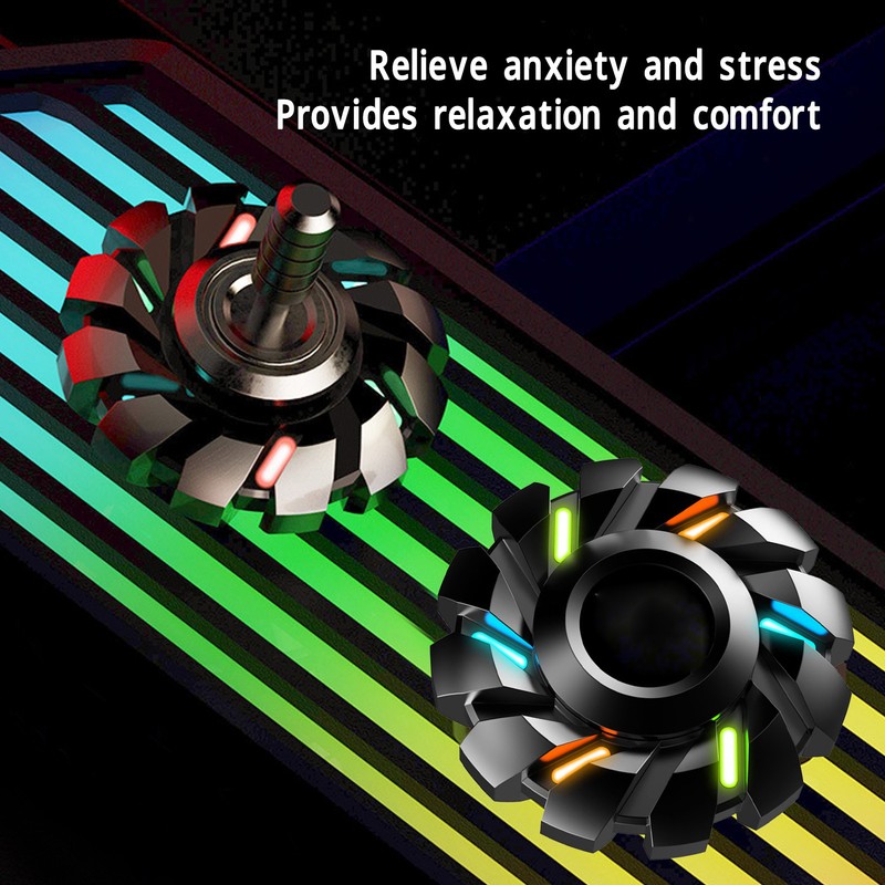 Luminous Fingertip Rotating Toy Stress Reduction and Anxiety Relief Cool