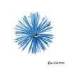 Flower - Spazzacamino Meccanico in Nylon OKFuego | Diametro 150