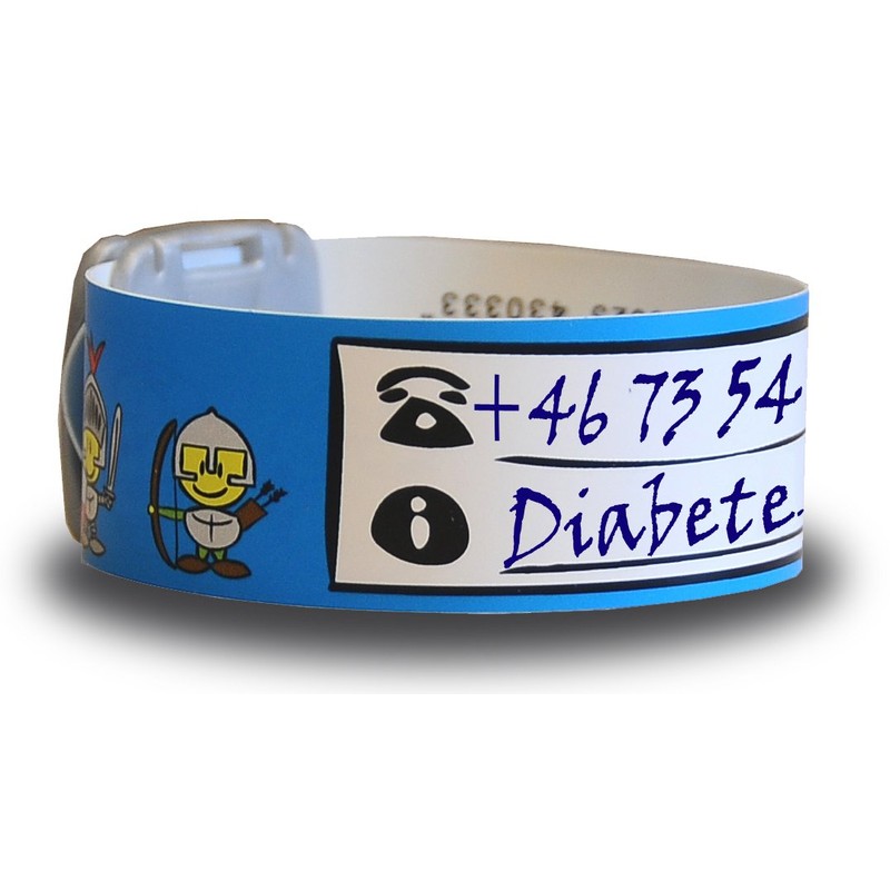 Infoband ID Wristband for Kids (Crocodile)