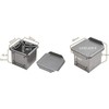 Asai Shoten Altite Bread Pan, Petite Cube 5, Silver