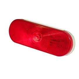 Optronics ONE L.E.D. 6" Oval Trailer Tail Light (STL002RB) Red - Single
