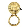THEGURIA Elephant Face Brass Door Knocker