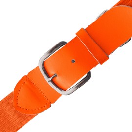 Champion Sports Adult Baseball/Softball Uniform Belt , Neon Orange