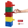 GOTHINK 60PCS Wooden Blocks Stacking Board Games, Classic Tumbling Stacking