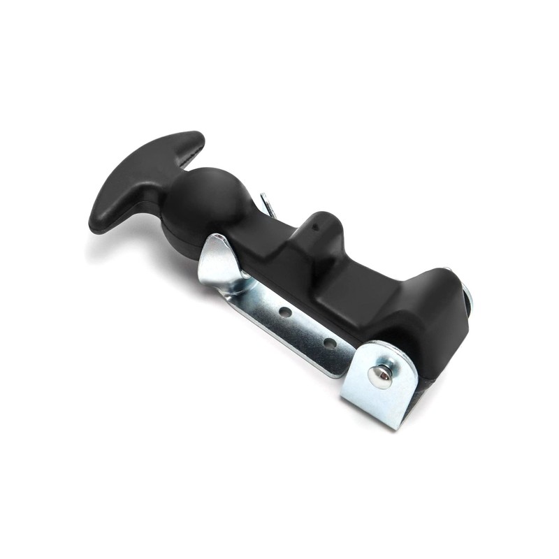 QWORK 4 Packs Rubber Hood Catch Flexible T-Handle Hasp Rubber
