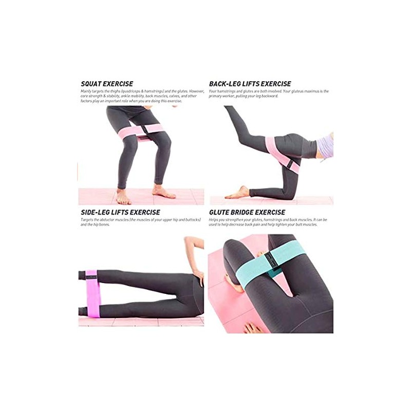 Juego de bandas de resistencia para entrenamiento de cuerpo completo,