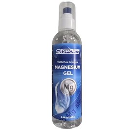 MgSport Magnesium Gel Dead Sea Magnesium - Dead Sea Magnesium Chloride for Leg Cramps, Muscle Recovery and Sleep Less Stinging with 20% More Potency Than Magnesium Oil Spray - 1,480 Pumps