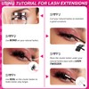 Fowendia Lash Clusters 80D 100D Fluffy Individual Lashes D Curl
