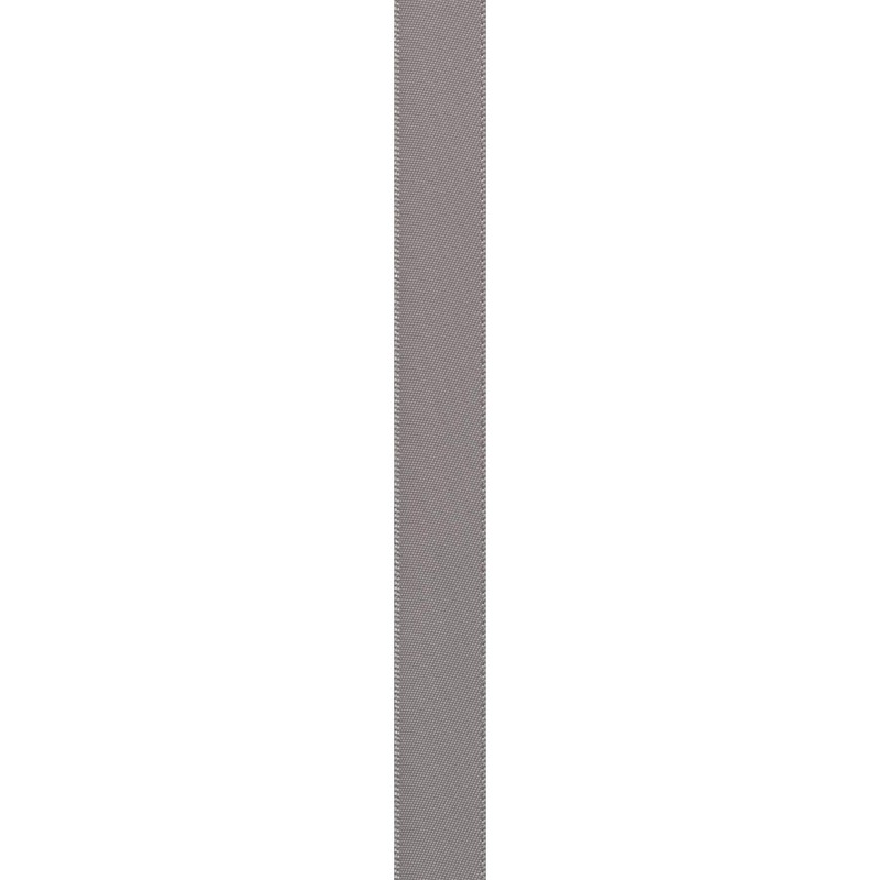 Offray Single Face Satin 3/8-Inch Wide 18-Feet, Silver