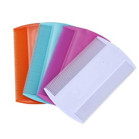 4 Pcs Lice Combs, Double sided Pet Combs, Cat Dog Pet Grooming Fine Tooth Hair Combs Pet Supplie Combs