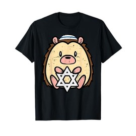 Hanukkah Hedgehog Chanukah Girls Boys Kids Toddler Women Men T-Shirt