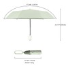 Foldable Windproof Ring Buckle Umbrella with Protect the Reflective Strip